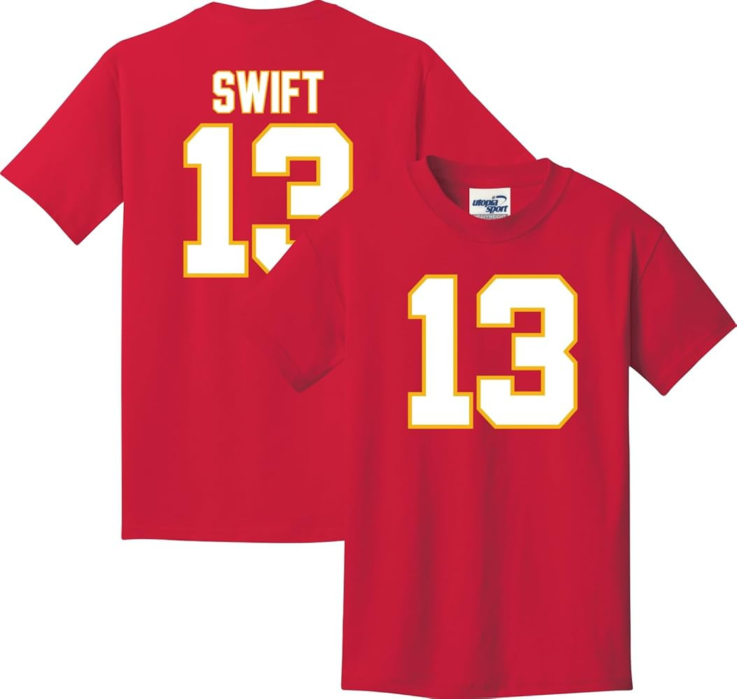 Swift 13 Jersey for Football and Music Fans Unisex T-Shirt (S-5X) | Amazon (US)