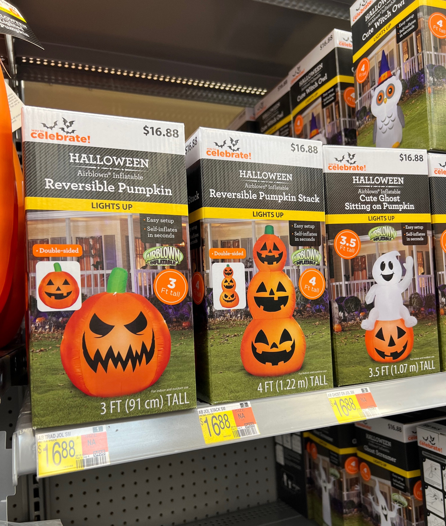 Halloween Inflatables 🎃 

Under $17 each. 

#walmart #halloween #halloweendecor #inflatable #pumpkin #spookyseason

#LTKhome #LTKSeasonal