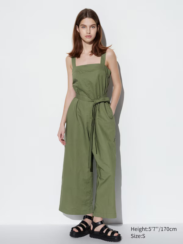 Linen Blend Jumpsuit | UNIQLO US | UNIQLO (US)