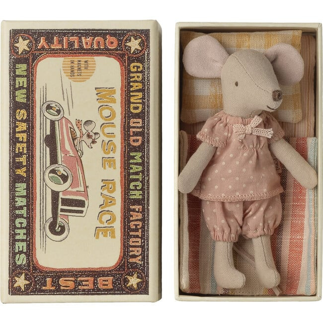 Big sister mouse in matchbox - Kids Toys | Maileg from Maisonette | Maisonette