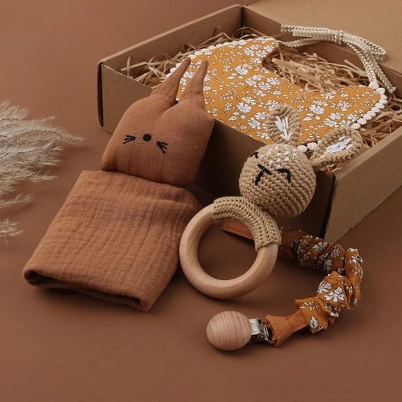 Gender Neutral Bunny Blanket Baby Gift Box  Gender Neutral | Etsy | Etsy (US)