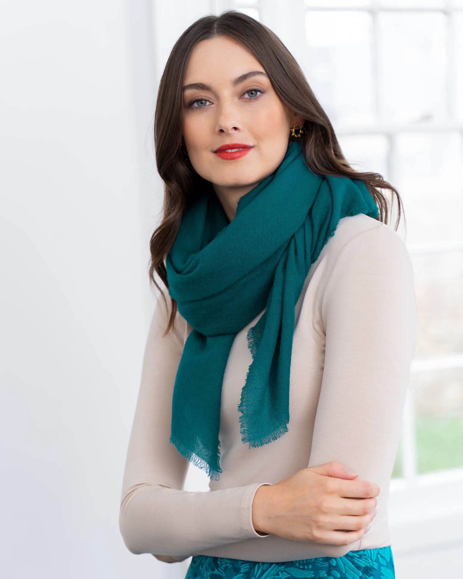 Cashmere Gauze Stole | Kettlewell Colours