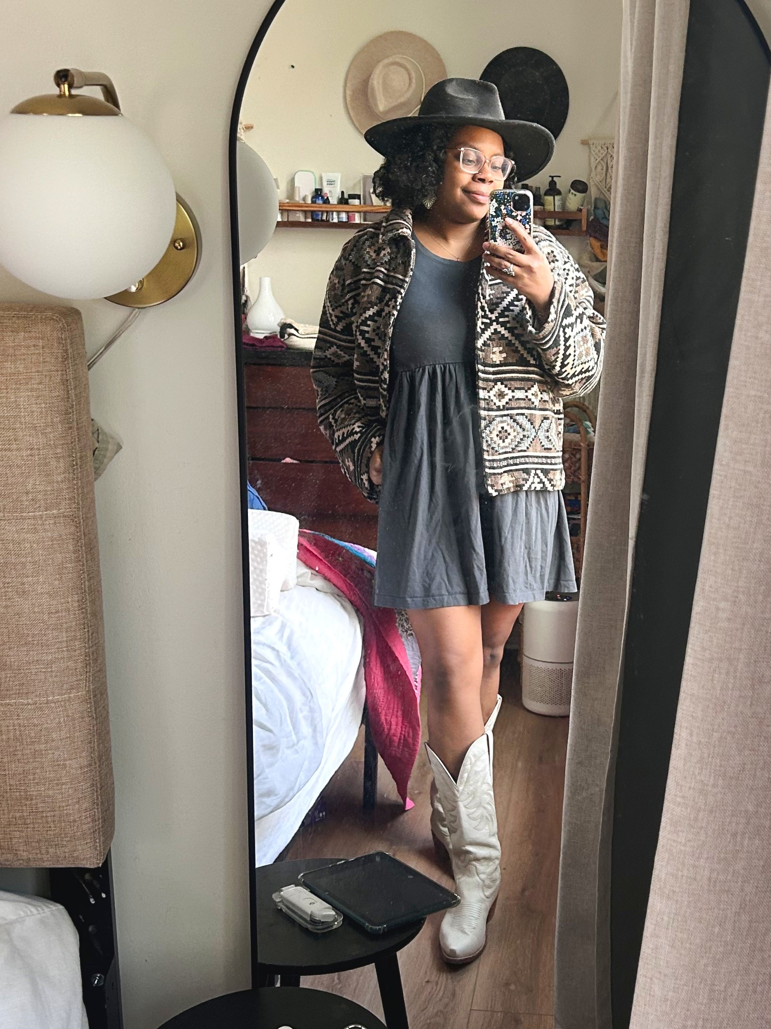 Nothing like a fun church ‘fit on a beautiful Sunday morning! 

Everything minus the boots and hat were purchased secondhand 😊

I’ve found some close replicas of my dress and coat for you in the product listings! 

What is your go-to church outfit? 

#LTKootd