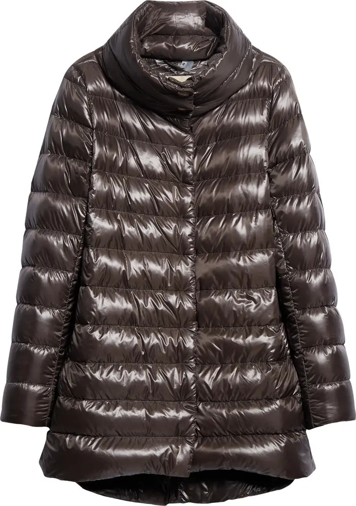 Amelia Water Resistant High-Low Down Jacket | Nordstrom