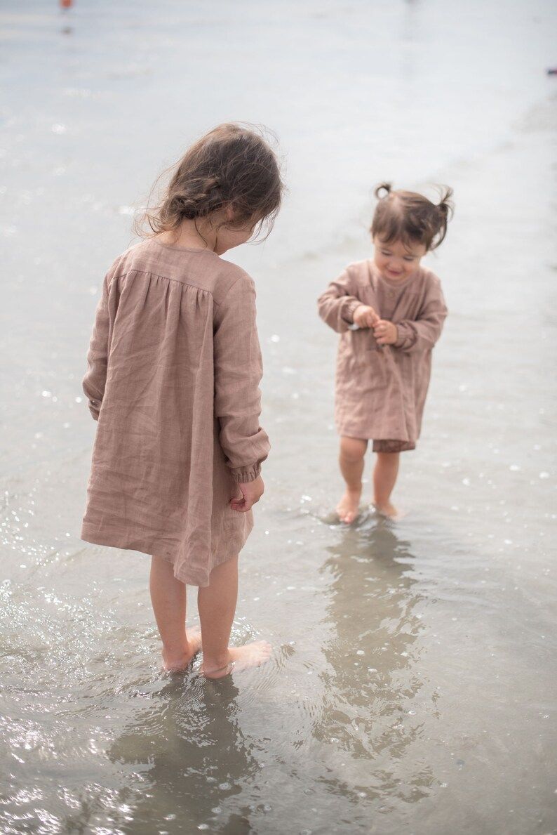 Linen Dress, Linen Toddler Dress, Pocket Dress | Etsy (US)