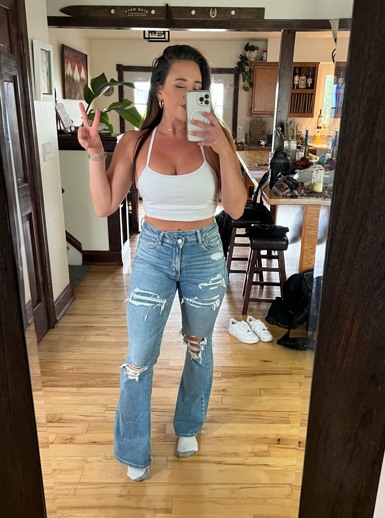 One of the VERY FEW pairs of jeans made for curvy gals❤️

#LTKfit #LTKstyletip #LTKcurves