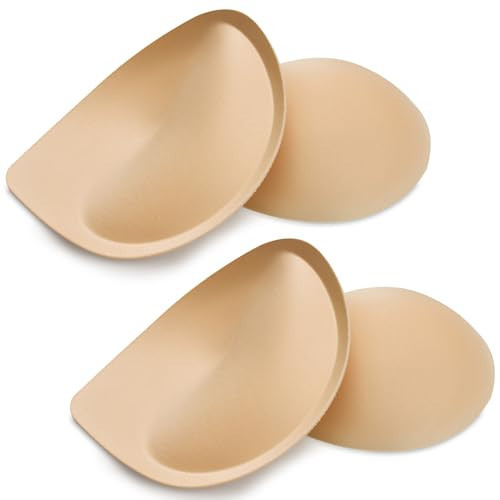Nimiah Super Thick Push-up Inserts, 2 Pairs Sew in Bra Cups for Dress, Breast Enhancer Add Cleavage Instantly in Swimsuits Sports Tops | Amazon (US)