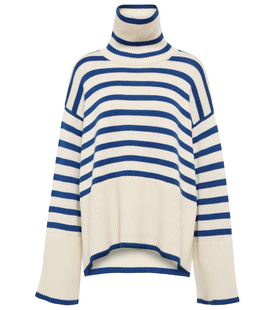 Striped wool and cotton sweater | Mytheresa (US/CA)
