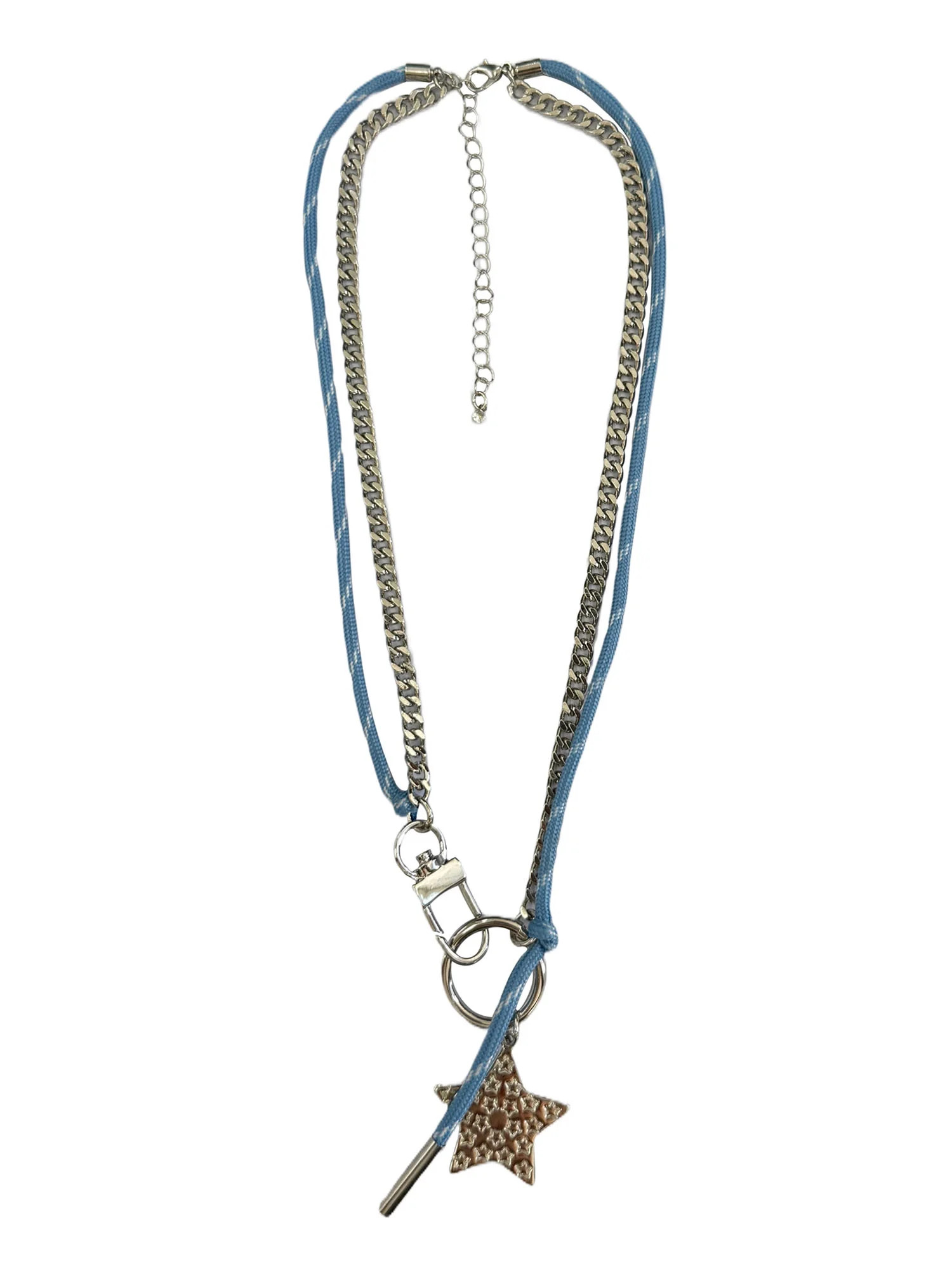 No Boundaries Blue Paracord Star Necklace for Female Adults and Teens | Walmart (US)
