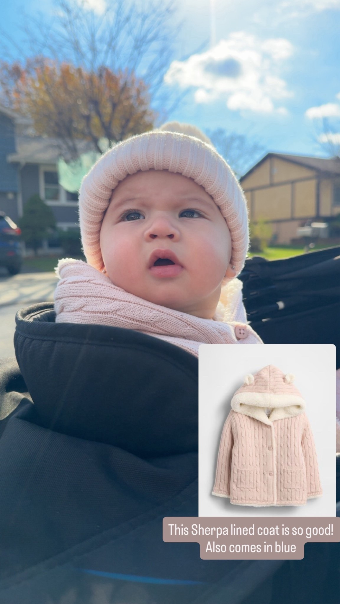 Sherpa lined baby coat is a must! Super soft & cozy!

#LTKSeasonal #LTKBaby #LTKStyleTip