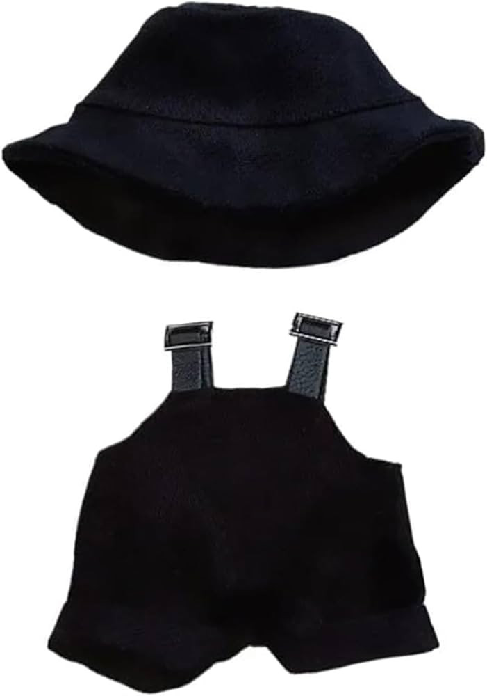 17cm Clothes Set(NO Doll),Hat & Overalls Set for 17cm Accessories Suit,Stylish Adorable Dolls Clo... | Amazon (US)