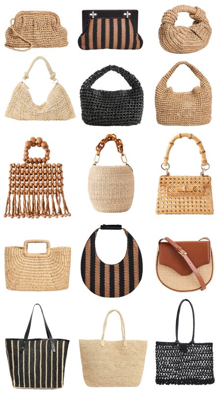 Resort bags, resort wear, vacation, straw handbags, beach bags 

#LTKSeasonal #LTKstyletip #LTKtravel