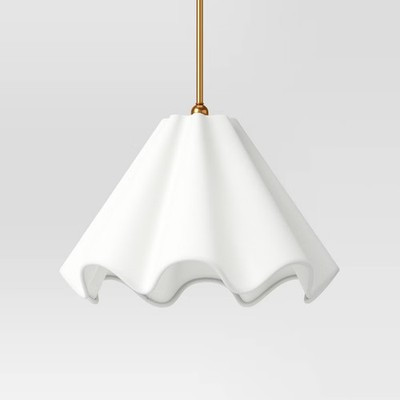 Wavy Shade Collection Pendant White - Threshold | eBay US
