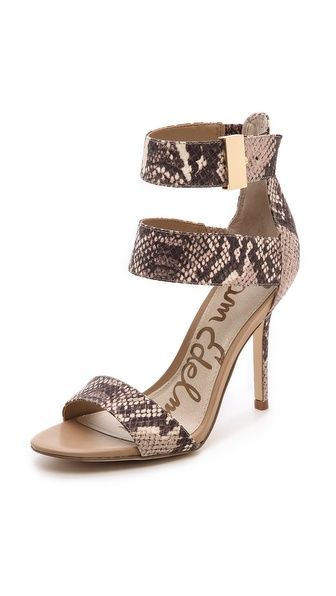 Sam Edelman Addie Ankle Strap Sandals - Taupe | Shopbop