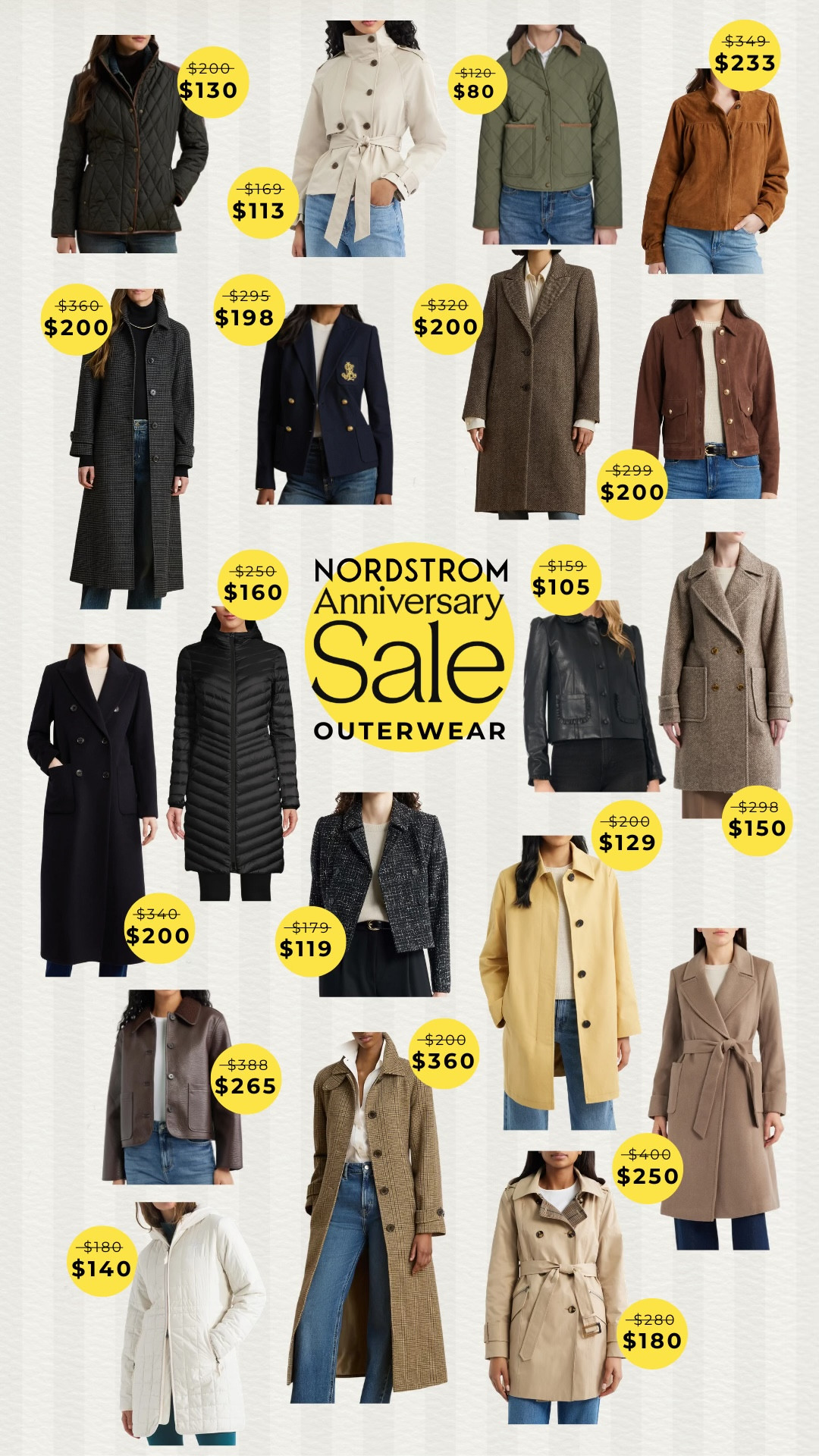 @nordstrom anniversary sale 
Outerwear selections

#LTKSaleAlert #LTKSeasonal