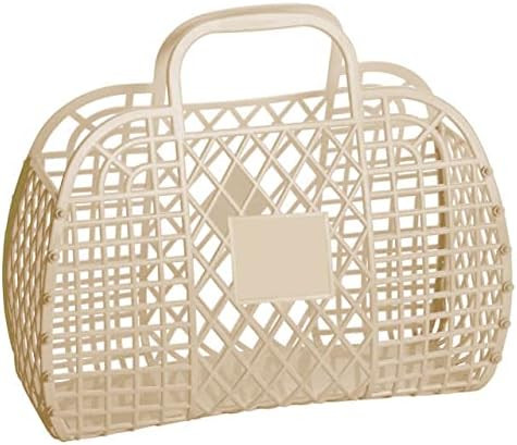 80's Retro Style Jelly Purse Retro Jelly Beach Bag Summer Child Bag Plastic Storage Halloween Gif... | Amazon (US)