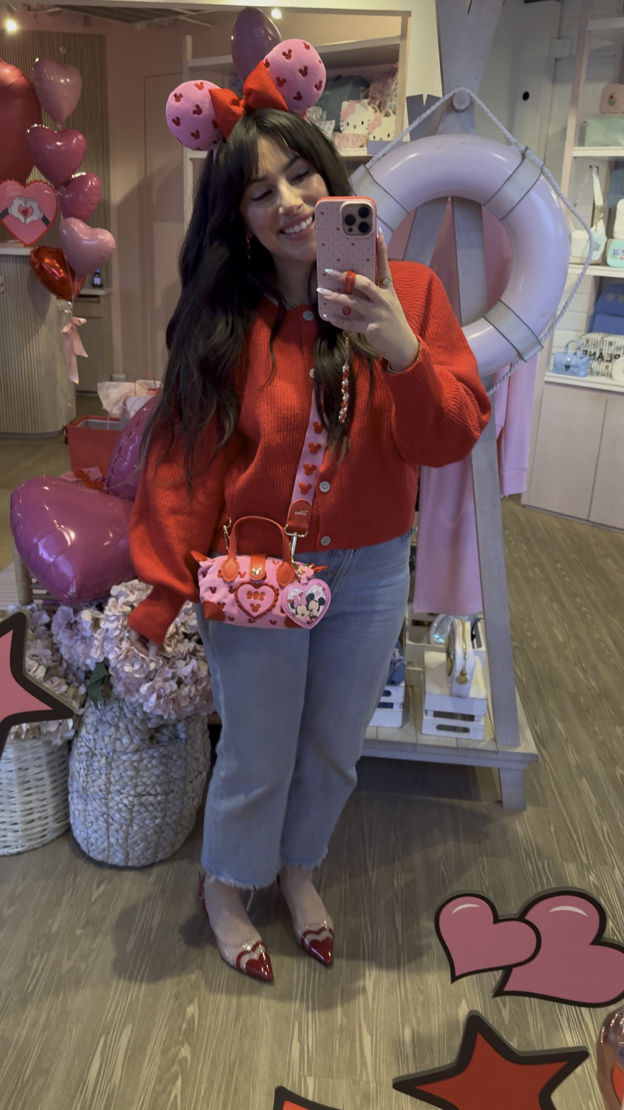 valentine’s day outfit inspo 🐭💘 featuring the new stoney clover lane mickey + friends collection! 

#LTKStyleTip #LTKTravel #LTKSeasonal