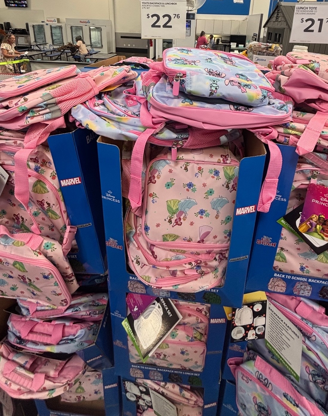 Character backpacks with matching lunchbox under $23!
-princess 
-Toy Story
-aristocrats 
-stitch 
-Spider-Man
So many!

#LTKKids #LTKdayinmylife #LTKmomlife