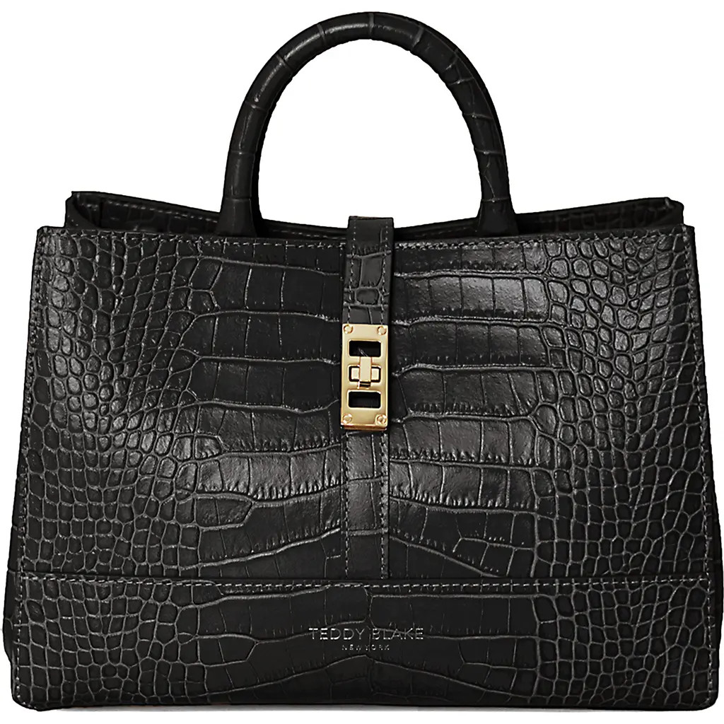 Teddy Blake Lola Croco 10"" in Black at Nordstrom | Nordstrom
