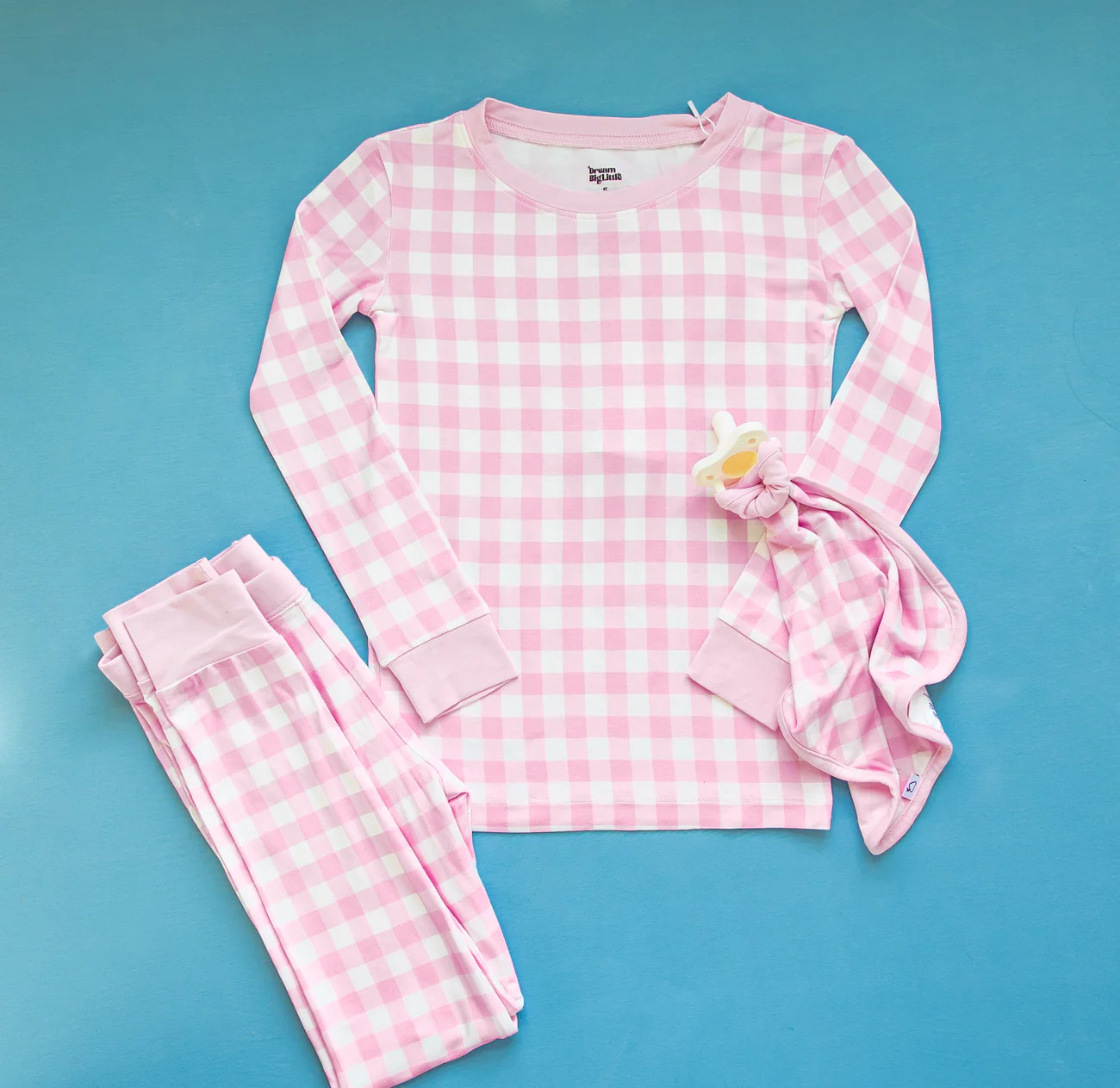 TAFFY PINK GINGHAM DREAM SET | Dream Big Little Co.