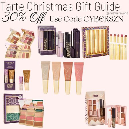 Tarte Christmas Gift Guide 
Get 30% Off With Code CYBERSZN 

#blackfriday #tarte #beauty #giftguideforher #giftguide #beautygifts #shapetape #cyberweek 

#LTKCyberWeek #LTKGiftGuide #LTKbeauty