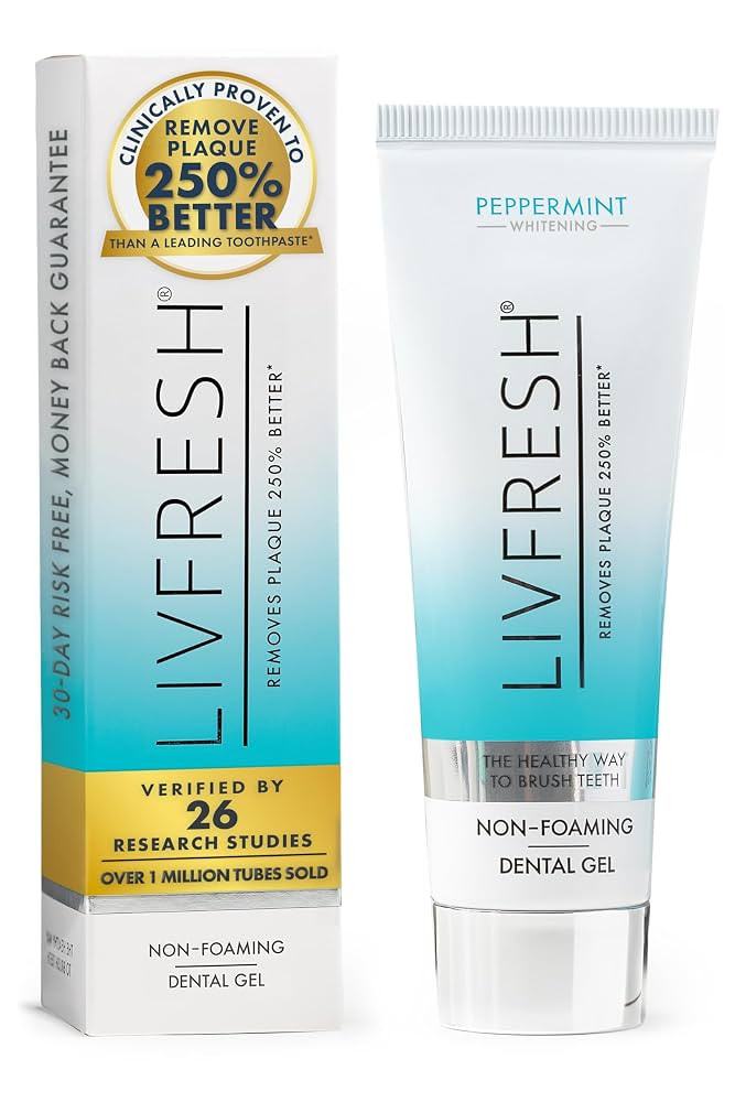 Toothpaste Gel, Clinically Proven to Remove Plaque 250% Better, Improves Gum Health 190% Better, ... | Amazon (US)