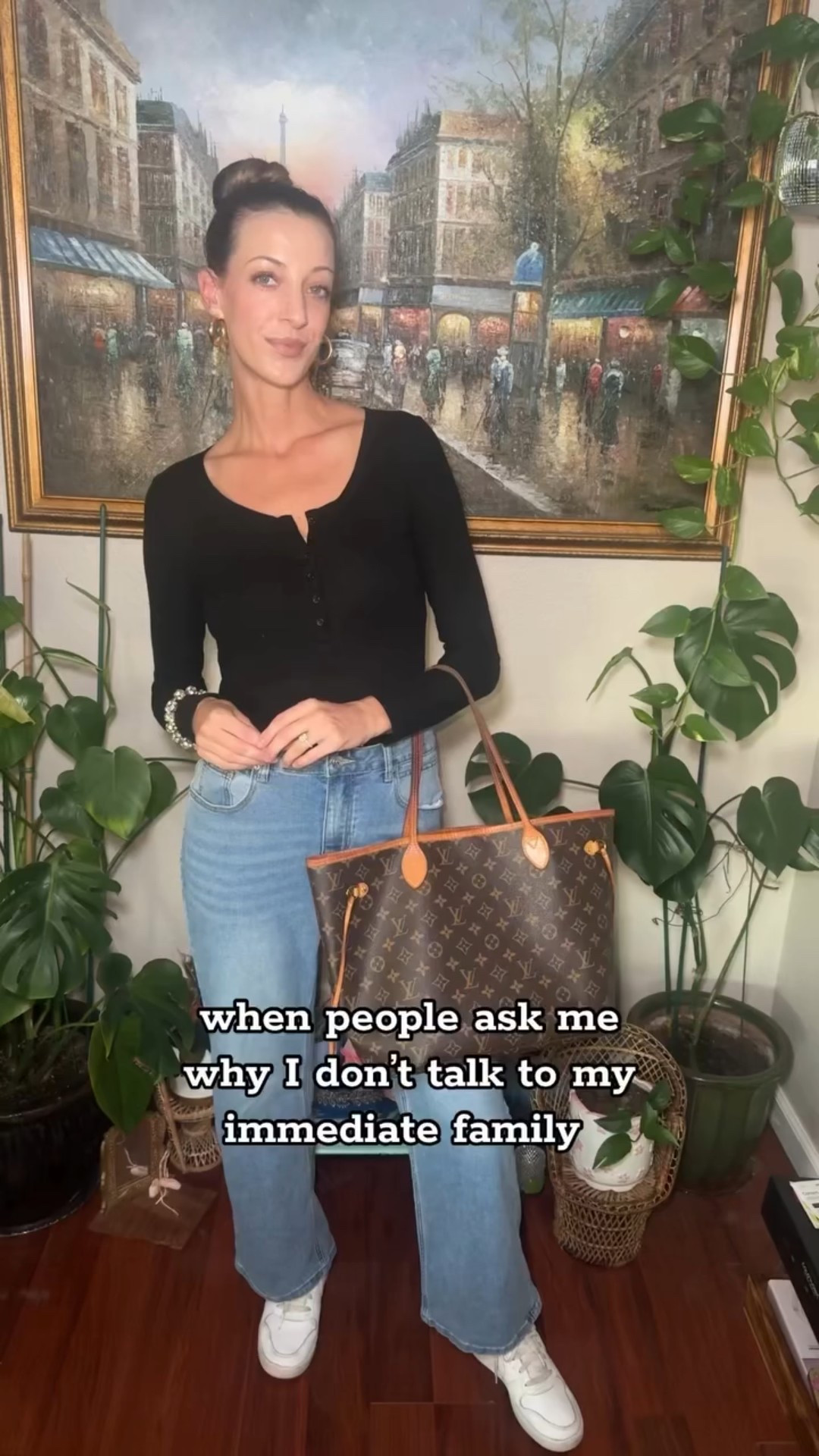 Yeahhh I’m good… after being left out for decades by the family and treated either like sh!t or like I hardly exist — if at ALL — I’m traumatized enough 😵‍💫😭😂 To shop my look, shop on my LTK or comment “shop” 💖🤭

#peace #love #goodbye #familytrauma #familydynamics #relateable #fyp