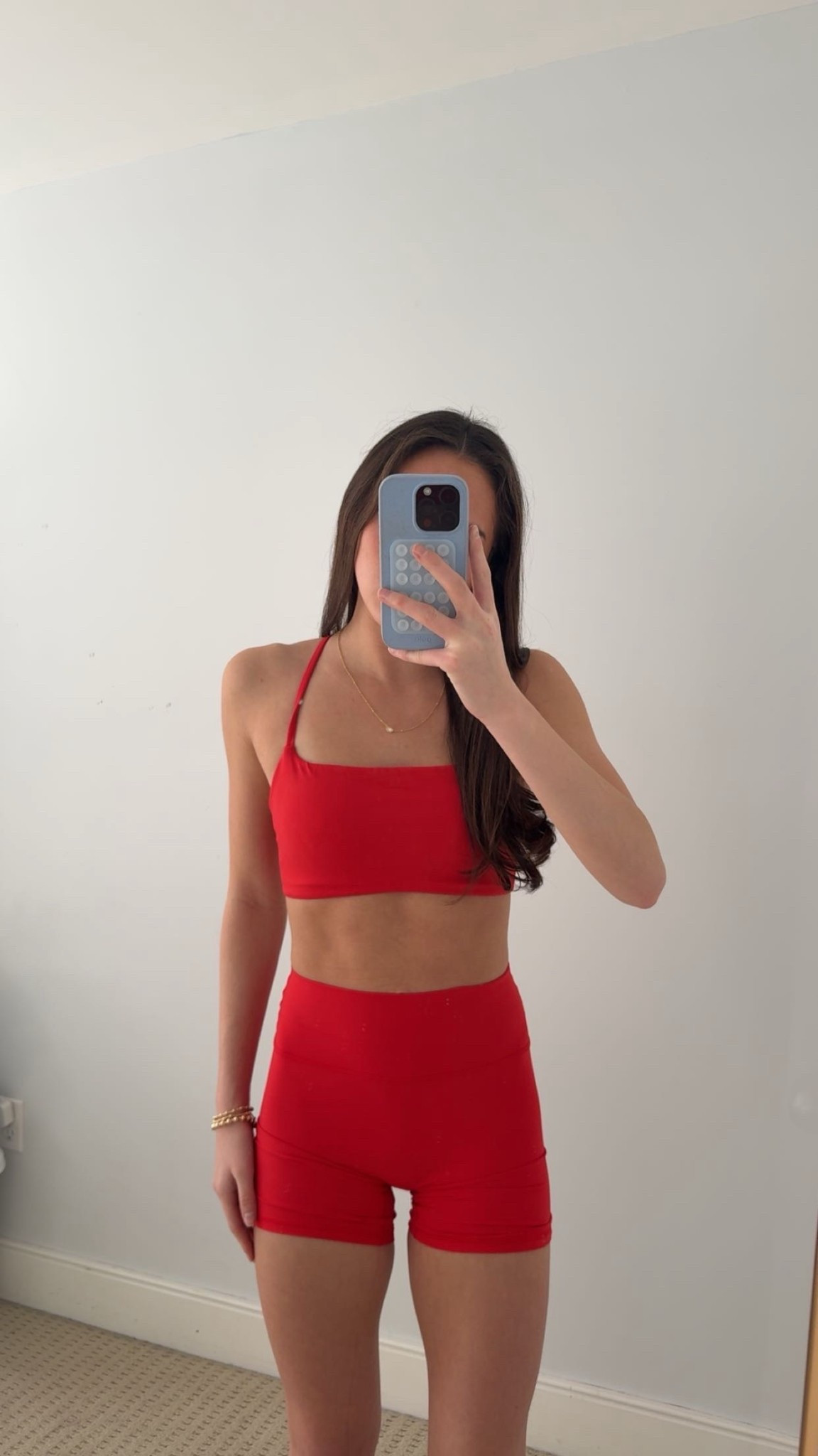 perfect red workout set 