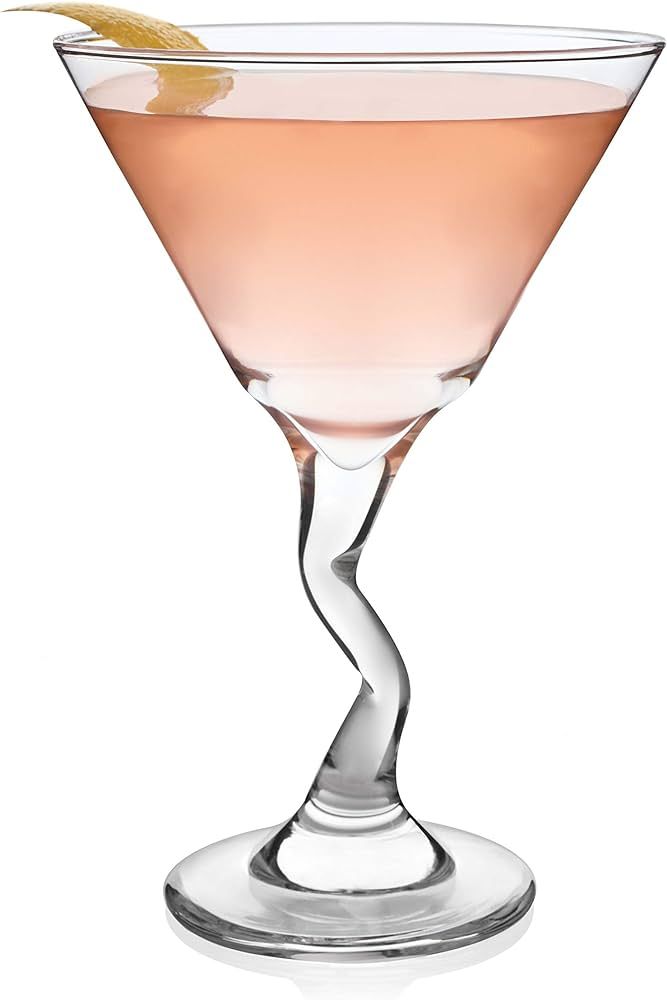 Libbey Z-Stem Martini Glasses, 9-ounce, Set of 4,clear | Amazon (US)