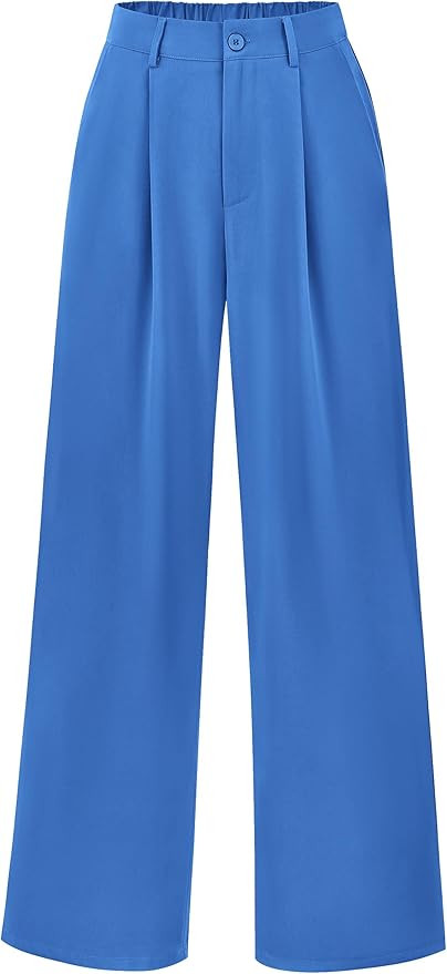 PRETTYGARDEN Wide Leg Pants for Women Trendy 2025 Fall High Waisted Business Casual Outfits Work ... | Amazon (US)