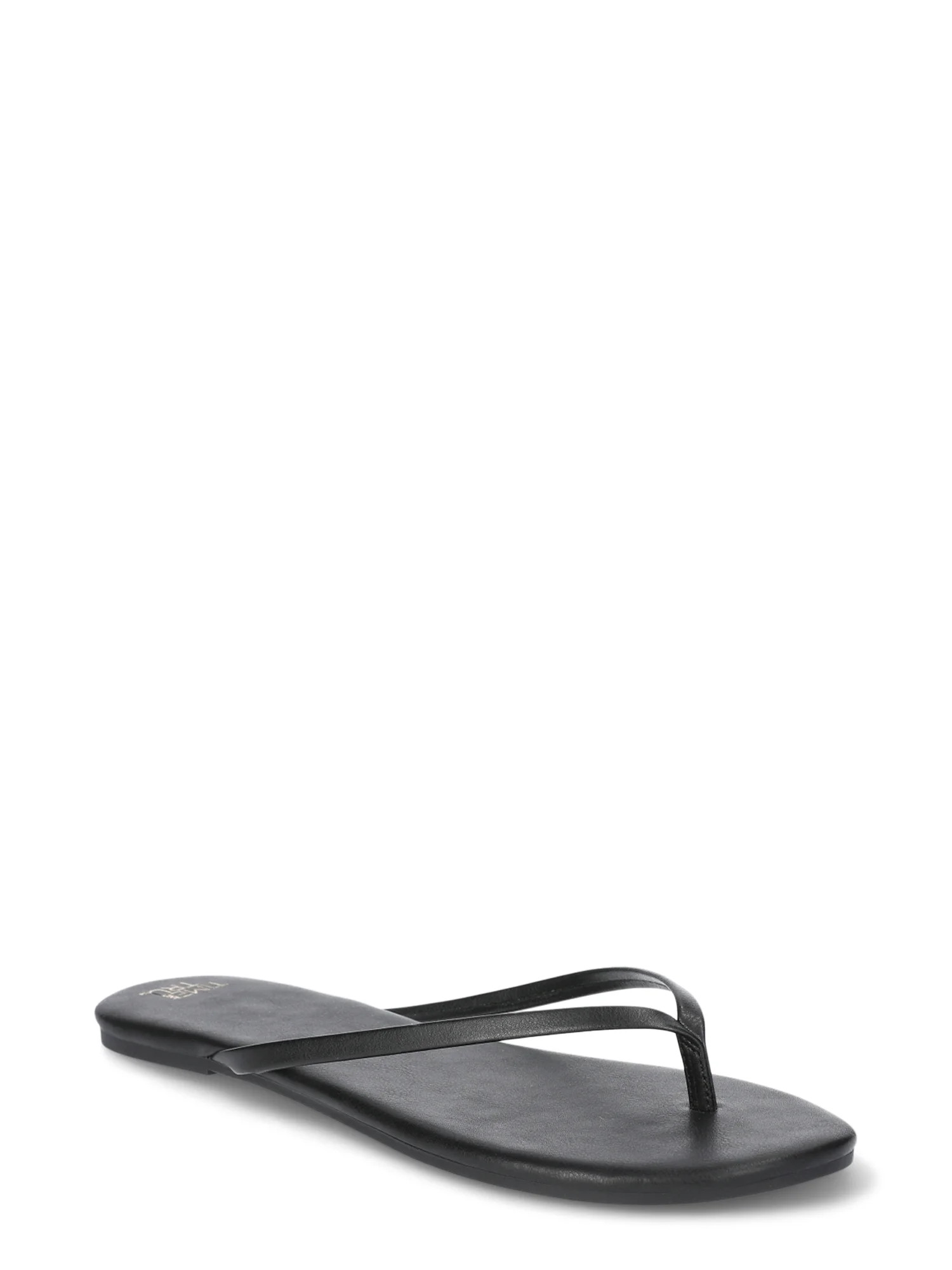 Time and Tru Women's Barely There Sandals, Wide Width Available | Walmart (US)