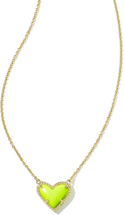 Kendra Scott Ari Heart Adjustable Length Pendant Necklace for Women, Fashion Jewelry | Amazon (US)