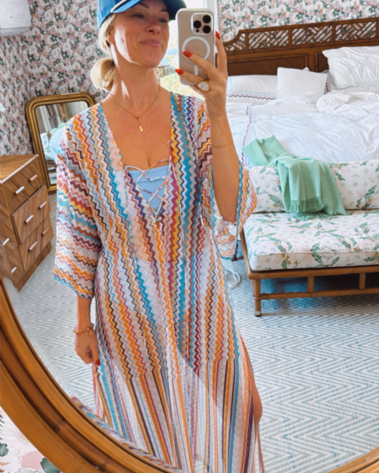 Pairing my suit with color pops in this chic coverup, my sunnies, and my slides!

#LTKSaleAlert #LTKOver40 #LTKSwim