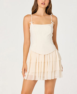 ASTR the Label Women's Kiarra Square Neck Dress - Macy's | Macy's
