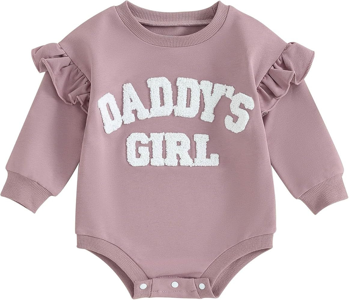 Toddler Baby Sister Romper Big Sister Little Sister Matching Clothes Fall Outfit Infant Newborn S... | Amazon (US)