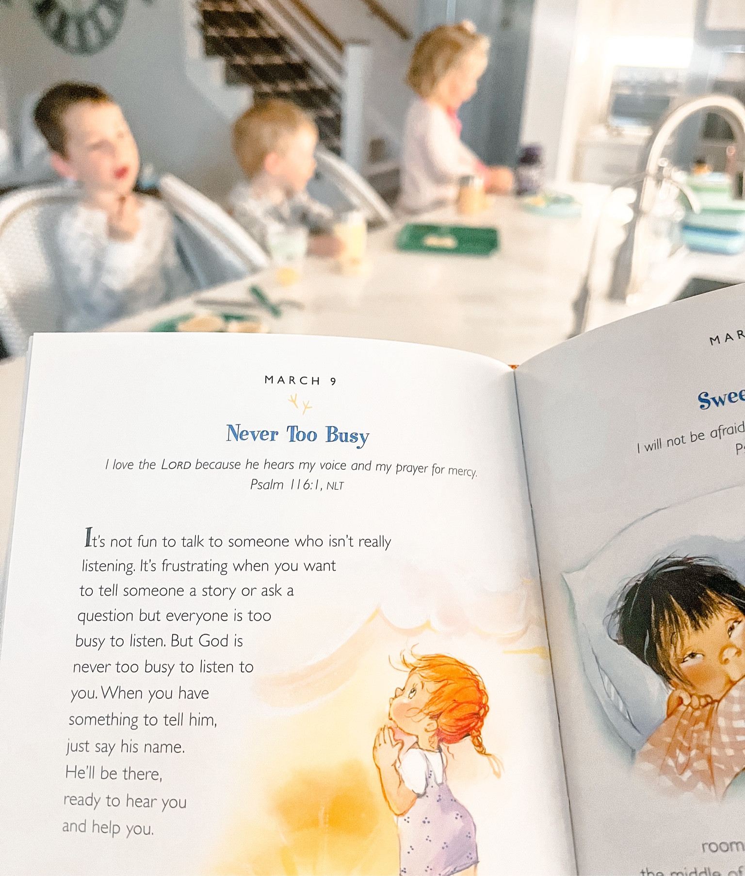 Back to school routine with our littles. A morning devotional while they have breakfast together. 💗

#LTKFamily #LTKBacktoSchool #LTKKids