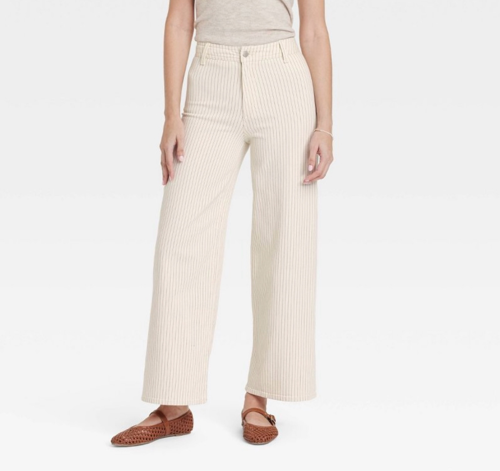 My favorite high waisted sailor pants are on sale for $21 and come in this amazing new cream striped color! 

#LTKOver40 #LTKSaleAlert #LTKSpringSale
