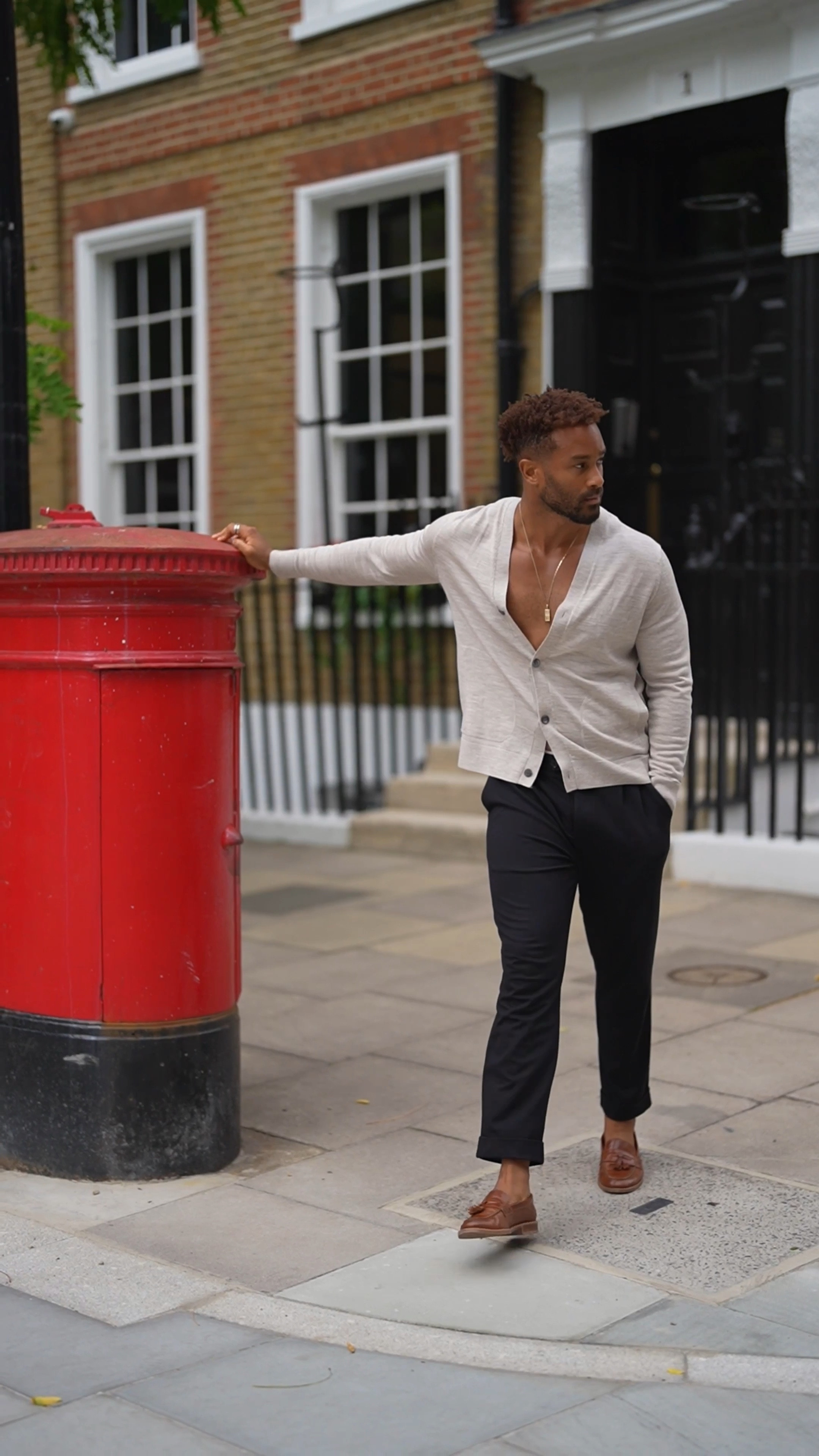 Transitional men’s style, neutrals, men’s cardigan, All Saints, linen trousers, men’s brown loafers, men’s fashion inspiration, cardigan, neutral fashion, smart casual 

#LTKSeasonal #LTKeurope #LTKstyletip
