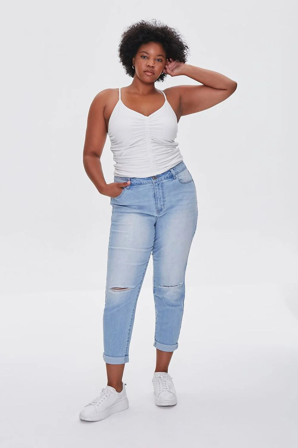 Plus Size Premium Boyfriend Jeans | Forever 21 (US)