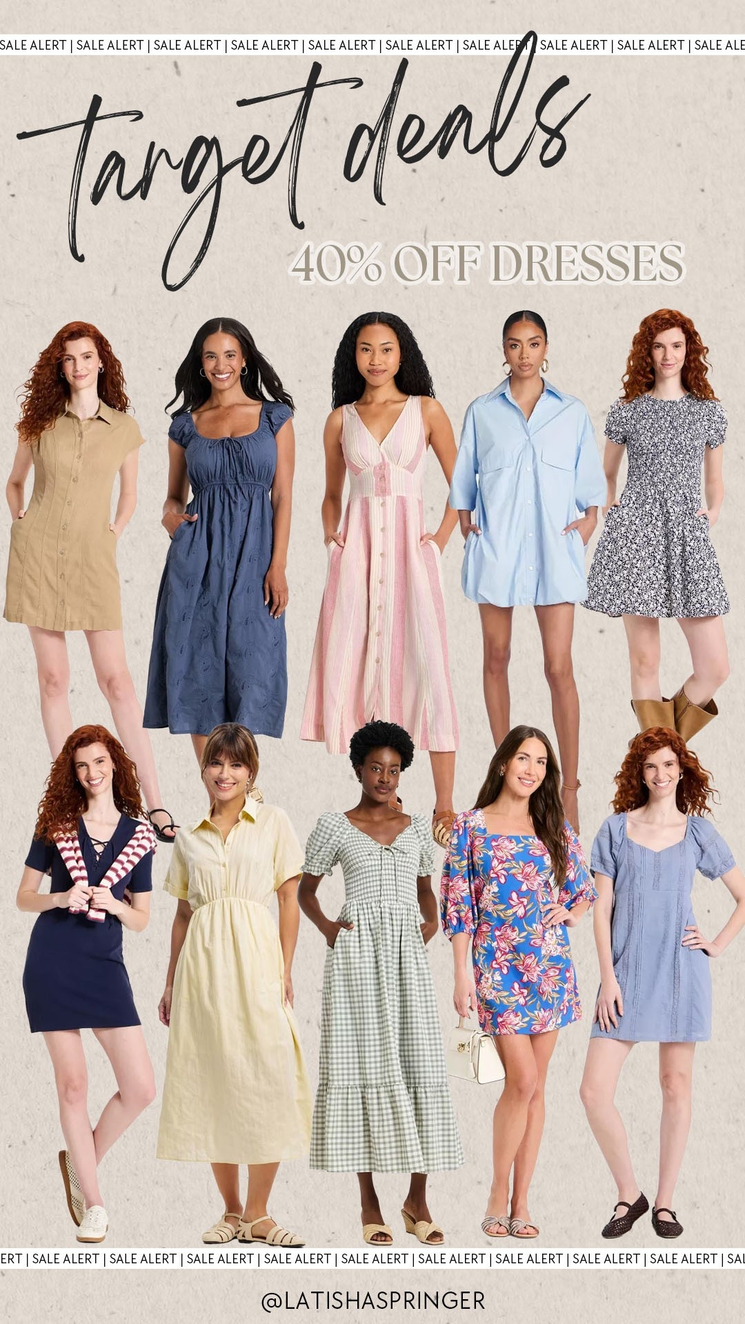 40% off Target dresses!

#targetdeals

Target deals. Target fashion. Target summer dress. Target summer style.

#LTKSeasonal #LTKSaleAlert #LTKootd