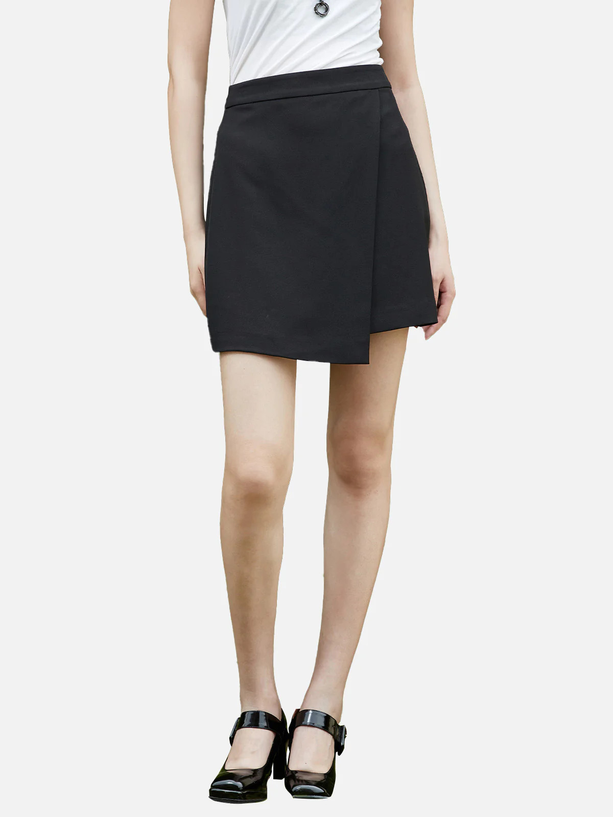 Retro Black A-Line Skirt | SDEER