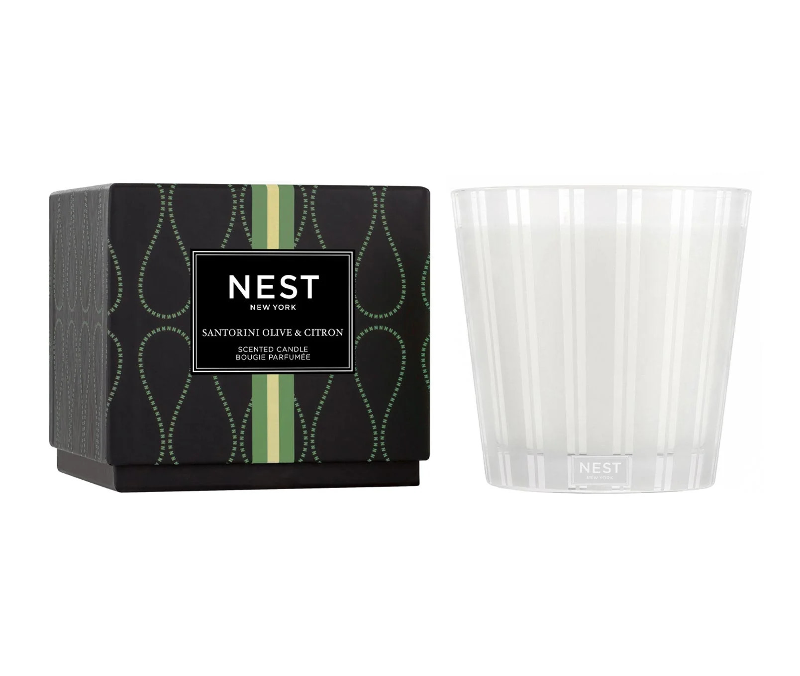 Santorini Olive & Citron 3-Wick Candle | NEST Fragrances
