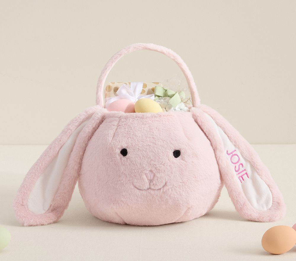 Fur Bunny Easter Bucket | Pottery Barn Kids
