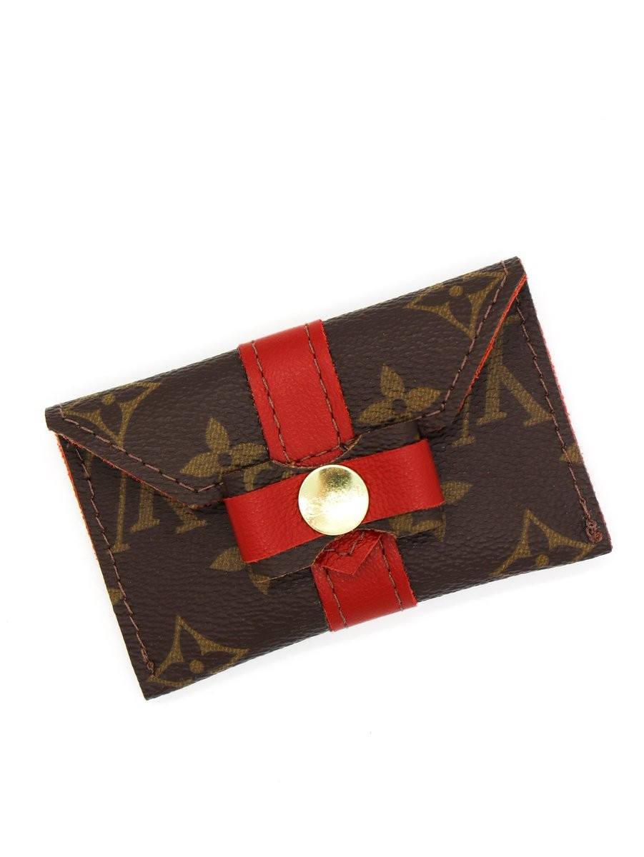 New Concept - Limited Edition Envelope Wallet in Upcycled Louis Vuitton | Sparkl