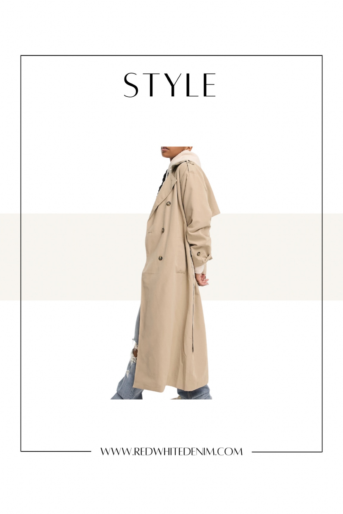 The PERFECT trench for fall! Love the color and length. Comes in petite, regular and tall. I’m wearing XS regular.

All three lengths listed below.