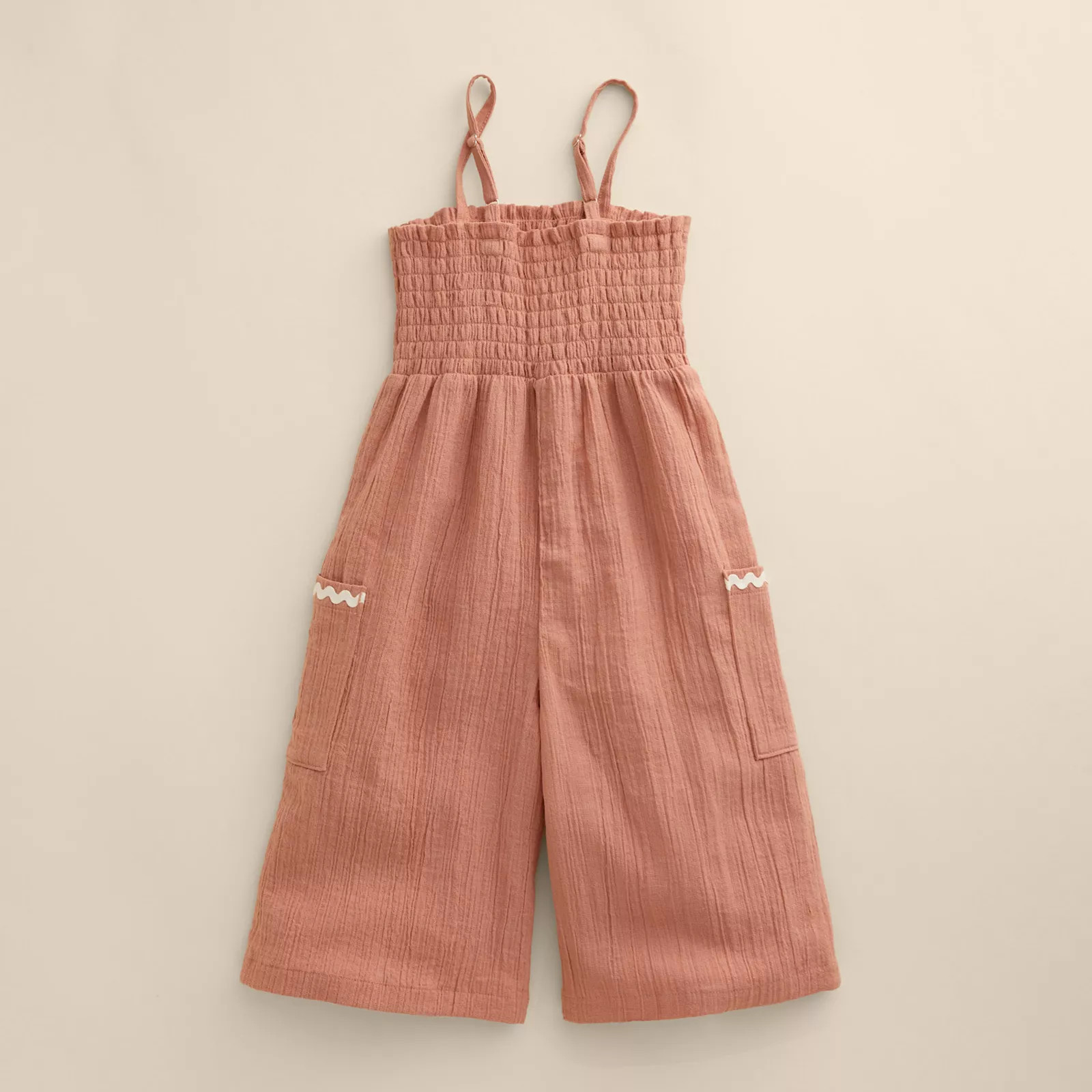Toddler Little Co. by Lauren Conrad Smocked Wide Leg Jumpsuit | Kohl's