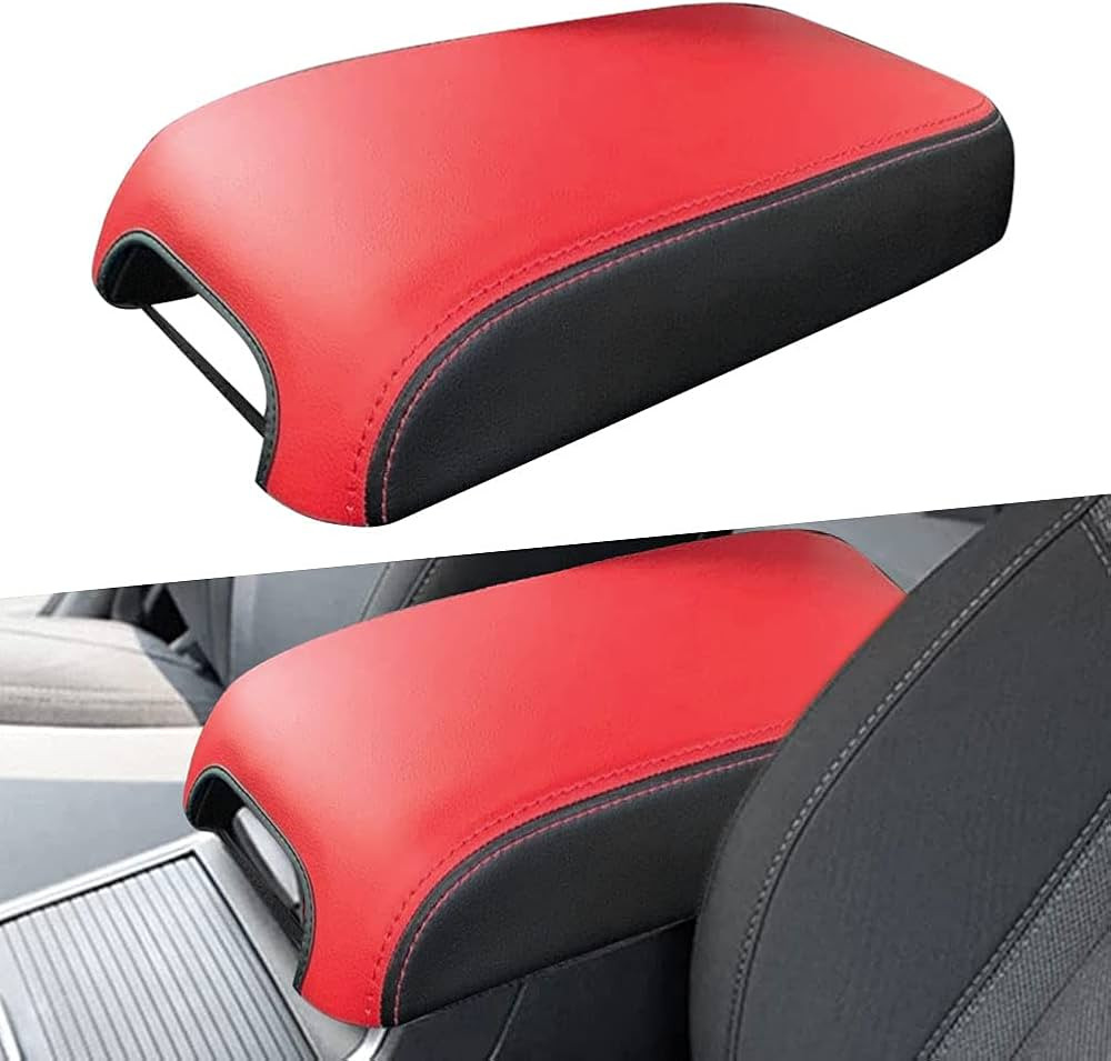 sportuli Center Console Cover Anti-Scratch Leather Armrest Cover Replace for 2011-2023 Dodge Char... | Amazon (US)