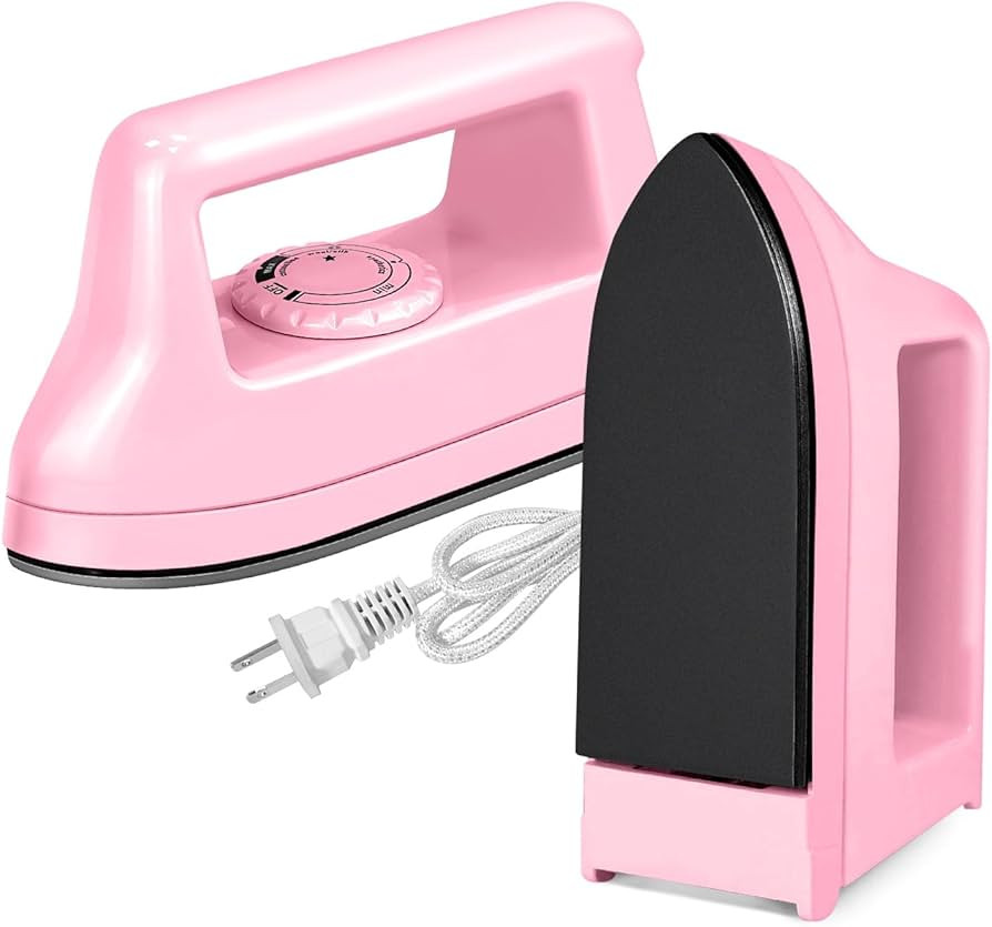 Mini Iron for Crafts Quilting, Travel Iron Household Iron Easy Iron Supplies Mini Electric Iron, ... | Amazon (US)