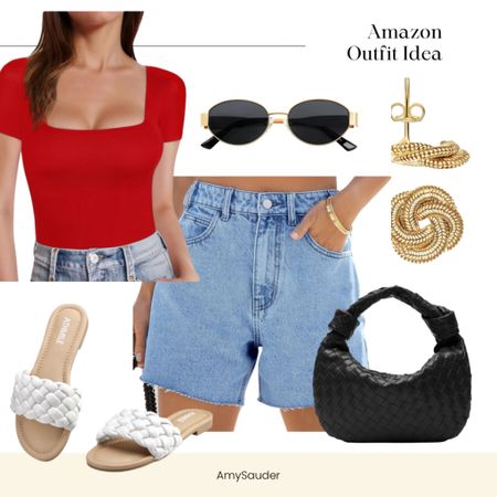 Amazon finds 
Shorts 
Summer outfit 
July 4th outfit 
Sandals 

#LTKStyleTip #LTKSeasonal #LTKFindsUnder100