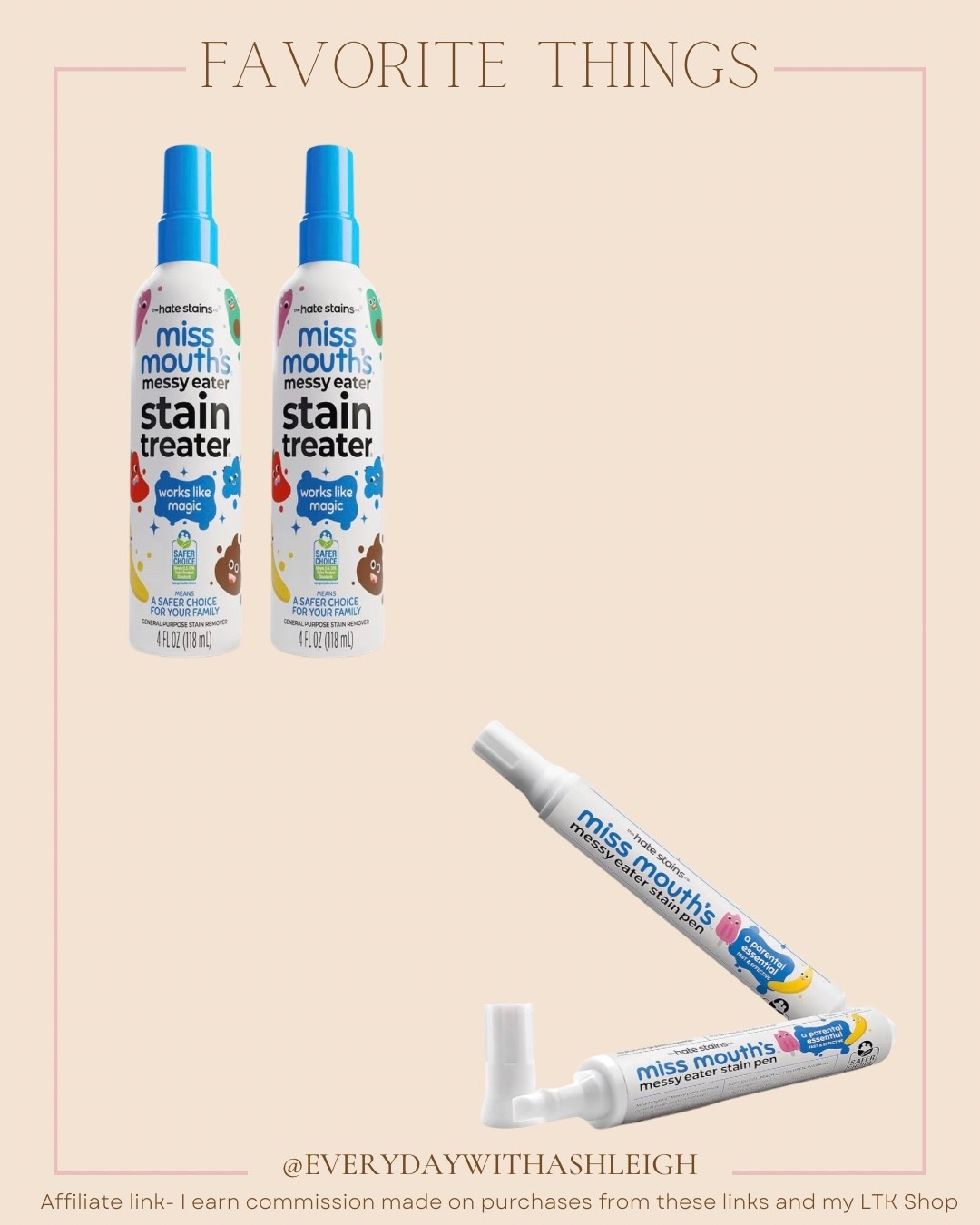 As a mom this is something that gets a lot of use in our house! The messy mouth stain remover is a must have! I just restocked while it’s on sale for Black Friday. 

#LTKdayinmylife #LTKCyberWeek #LTKmomlife